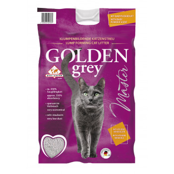 Golden Grey MASTER arena aglomerante para gatos de bentonita natural.
