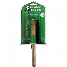 Bamboo Groom Cepillo doble...