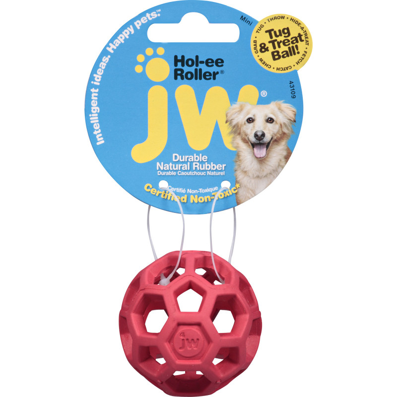 JW Tough By Nature HOL-ee Roller Größe 3,5" – Ca. 7,5 Cm, Robustes Kauspielzeug Für Hunde