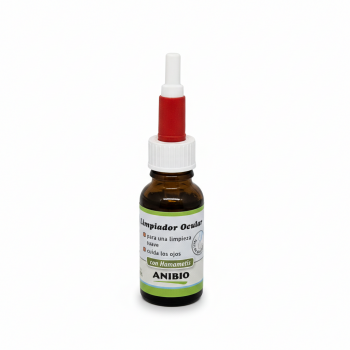 Limpiador ocular para perros Anibio con ingredientes naturales