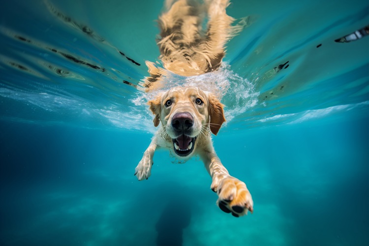 La importancia de los juegos acuáticos en los perros