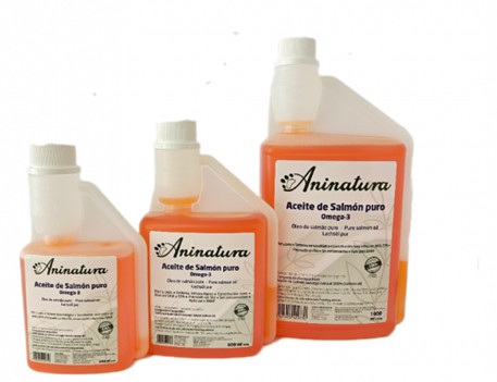 Aceite de salmón para perros de Aninatura