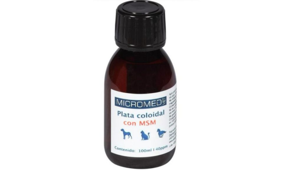 Plata coloidal con MSM para perros y gatos